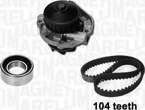 Magneti Marelli 341405660001 - Водна помпа+ к-кт ангренажен ремък vvparts.bg