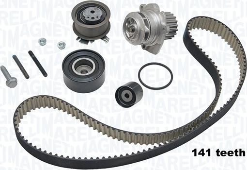 Magneti Marelli 341401450001 - Водна помпа+ к-кт ангренажен ремък vvparts.bg