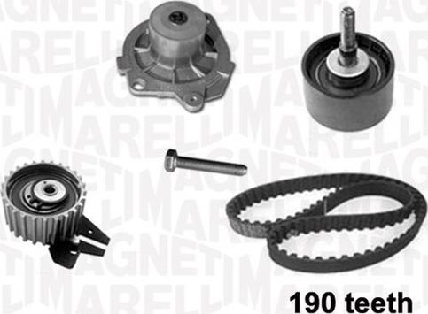 Magneti Marelli 341401050001 - Водна помпа+ к-кт ангренажен ремък vvparts.bg