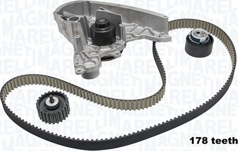 Magneti Marelli 341401130001 - Водна помпа+ к-кт ангренажен ремък vvparts.bg