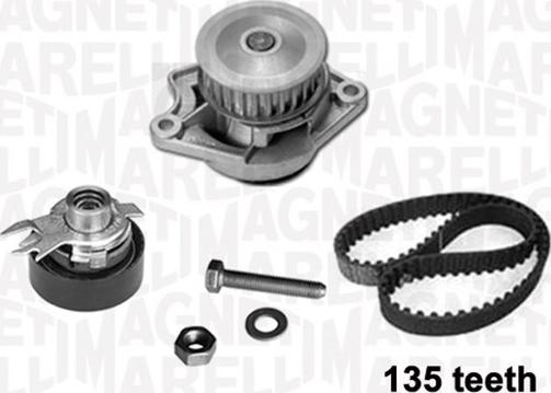 Magneti Marelli 341401370002 - Водна помпа+ к-кт ангренажен ремък vvparts.bg