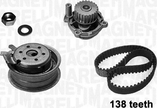 Magneti Marelli 341403640001 - Водна помпа+ к-кт ангренажен ремък vvparts.bg