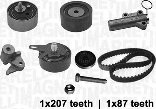 Magneti Marelli 341305210000 - Комплект ангренажен ремък vvparts.bg