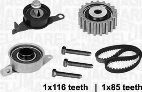 Magneti Marelli 341301080000 - Комплект ангренажен ремък vvparts.bg