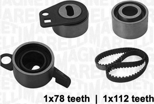 Magneti Marelli 341301330000 - Комплект ангренажен ремък vvparts.bg