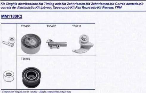 Magneti Marelli 341311801102 - Комплект ангренажен ремък vvparts.bg