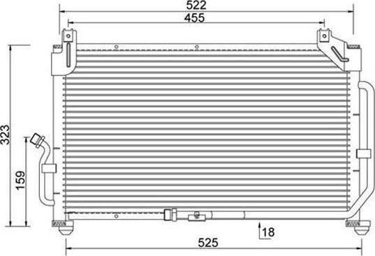 Magneti Marelli 359003220490 - Кондензатор, климатизация vvparts.bg