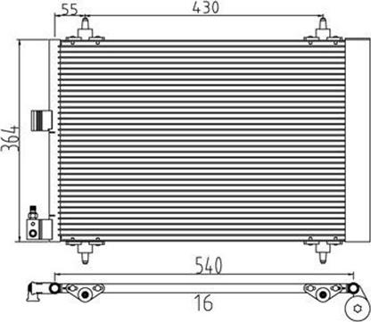 Magneti Marelli 359003220420 - Кондензатор, климатизация vvparts.bg