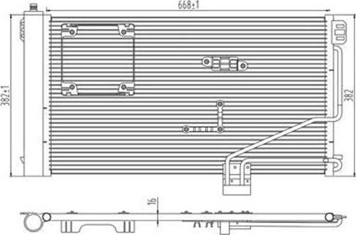 Magneti Marelli 359003221120 - Кондензатор, климатизация vvparts.bg