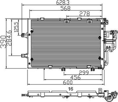 Magneti Marelli 359003221230 - Кондензатор, климатизация vvparts.bg