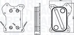 Magneti Marelli 350300000800 - Маслен радиатор, двигателно масло vvparts.bg