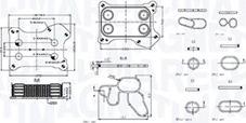 Magneti Marelli 350300001300 - Маслен радиатор, двигателно масло vvparts.bg