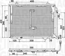 Magneti Marelli 350203945000 - Кондензатор, климатизация vvparts.bg