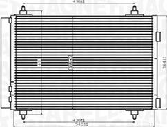 Magneti Marelli 350203916000 - Кондензатор, климатизация vvparts.bg