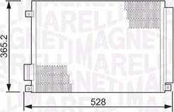 Magneti Marelli 350203497000 - Кондензатор, климатизация vvparts.bg