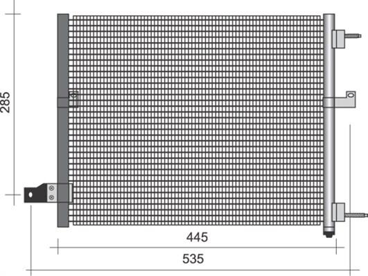 Magneti Marelli 350203434000 - Кондензатор, климатизация vvparts.bg