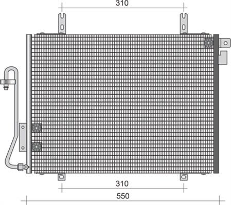 Magneti Marelli 350203399000 - Кондензатор, климатизация vvparts.bg