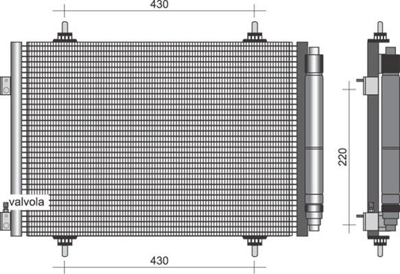 Magneti Marelli 350203377000 - Кондензатор, климатизация vvparts.bg