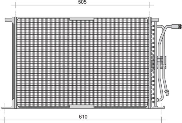 Magneti Marelli 350203281000 - Кондензатор, климатизация vvparts.bg