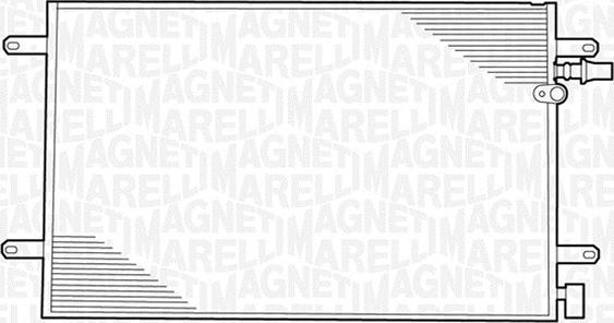 Magneti Marelli 350203229000 - Кондензатор, климатизация vvparts.bg