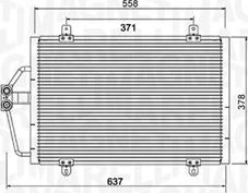 Magneti Marelli 350203784000 - Кондензатор, климатизация vvparts.bg