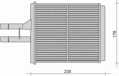 Magneti Marelli 350218259000 - Топлообменник, отопление на вътрешното пространство vvparts.bg