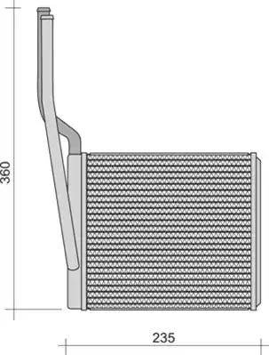 Magneti Marelli 350218257000 - Топлообменник, отопление на вътрешното пространство vvparts.bg