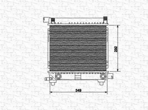 Magneti Marelli 350213534000 - Радиатор, охлаждане на двигателя vvparts.bg