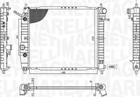 Magneti Marelli 350213197300 - Радиатор, охлаждане на двигателя vvparts.bg