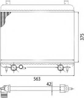 Magneti Marelli 350213153003 - Радиатор, охлаждане на двигателя vvparts.bg