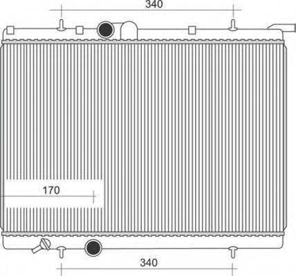 Magneti Marelli 350213107900 - Радиатор, охлаждане на двигателя vvparts.bg