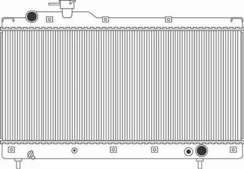 Magneti Marelli 350213116100 - Радиатор, охлаждане на двигателя vvparts.bg