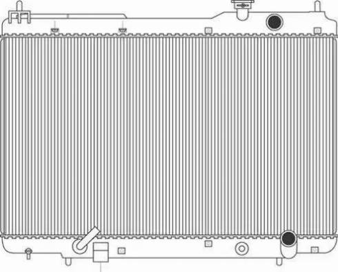 Magneti Marelli 350213110100 - Радиатор, охлаждане на двигателя vvparts.bg