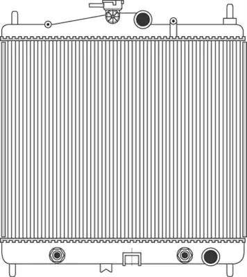 Magneti Marelli 350213111900 - Радиатор, охлаждане на двигателя vvparts.bg