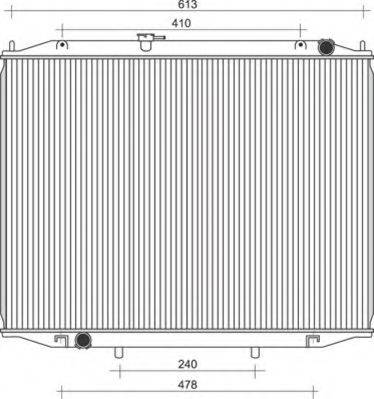 Magneti Marelli 350213111800 - Радиатор, охлаждане на двигателя vvparts.bg