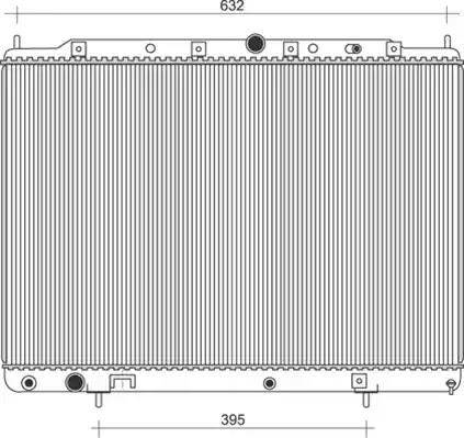 Magneti Marelli 350213111300 - Радиатор, охлаждане на двигателя vvparts.bg