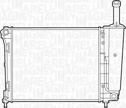 Magneti Marelli 350213120700 - Радиатор, охлаждане на двигателя vvparts.bg