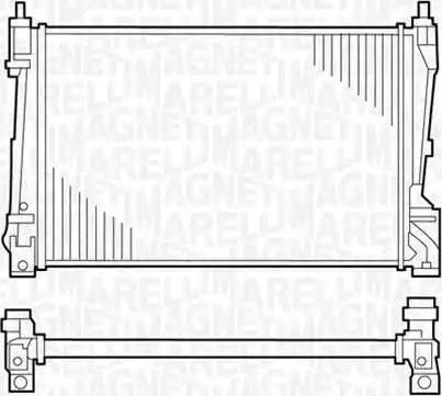 Magneti Marelli 350213121000 - Радиатор, охлаждане на двигателя vvparts.bg