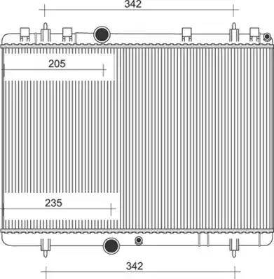 Magneti Marelli 350213880000 - Радиатор, охлаждане на двигателя vvparts.bg