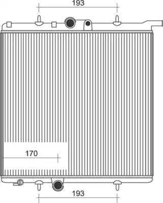 Magneti Marelli 350213874000 - Радиатор, охлаждане на двигателя vvparts.bg