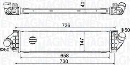 Magneti Marelli 351319204270 - Интеркулер (охладител за въздуха на турбината) vvparts.bg