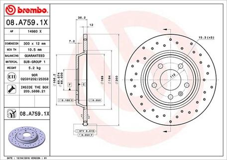 Magneti Marelli 360406095002 - Спирачен диск vvparts.bg