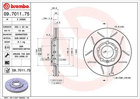 Magneti Marelli 360406049405 - Спирачен диск vvparts.bg