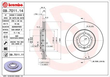 Magneti Marelli 360406049400 - Спирачен диск vvparts.bg