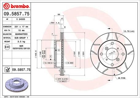 Magneti Marelli 360406046005 - Спирачен диск vvparts.bg