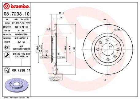 Magneti Marelli 360406040900 - Спирачен диск vvparts.bg