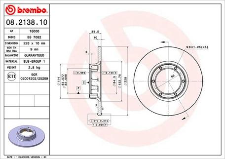 Magneti Marelli 360406041800 - Спирачен диск vvparts.bg