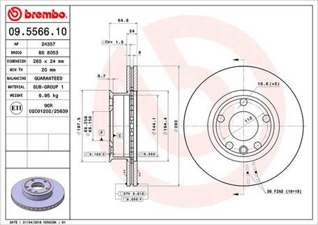 Magneti Marelli 360406048700 - Спирачен диск vvparts.bg