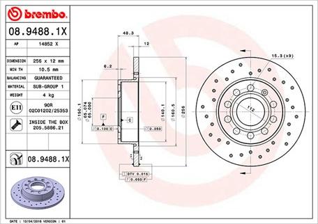 Magneti Marelli 360406050802 - Спирачен диск vvparts.bg