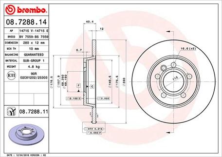 Magneti Marelli 360406050300 - Спирачен диск vvparts.bg